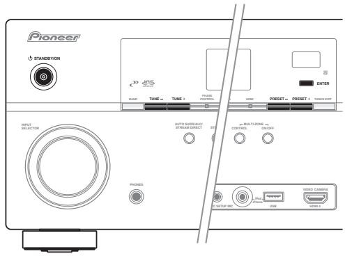 PIONEER VSX-LX52 - Réglage de l'impédance des enceintes - 1