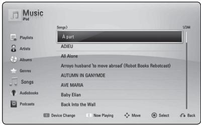 PIONEER BCS-313 - Enjoying iPod on the screen - 1
