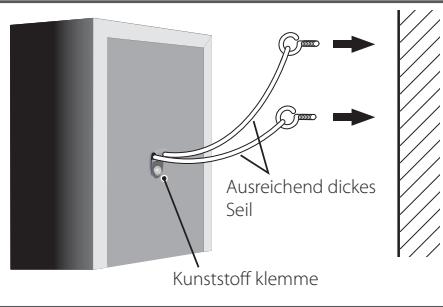 PIONEER BCS-313 - Montage der vorderen und der Surround-Laatsprecher - 1