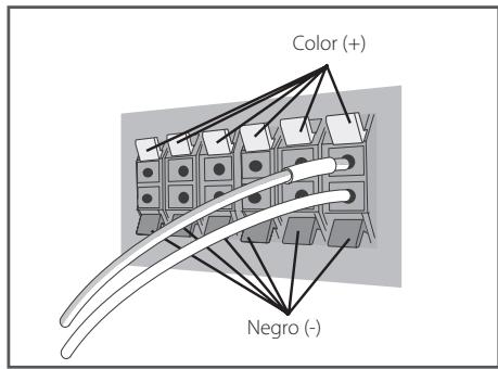 PIONEER BCS-313 - Conecte los cables al reproductor. - 1