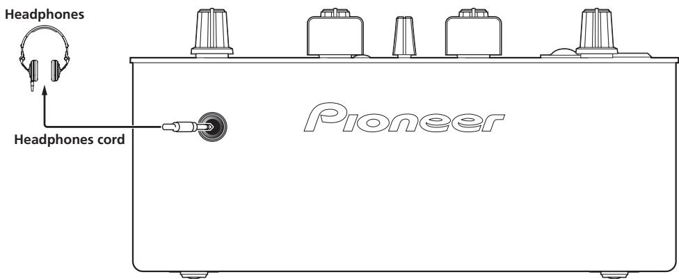 PIONEER DJM-350-W - Front panel - 1