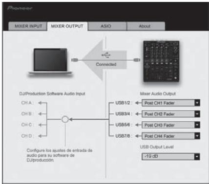 PIONEER DJM-900NXS - Haga cli en la ficha [MIXER OUTPUT]. - 1