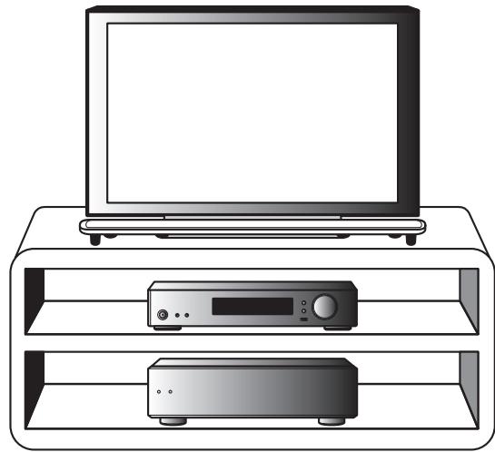 PIONEER HTP-SLH600 - Exemple d'installation : Pour les S-HV600B et S-SLW500 - 1