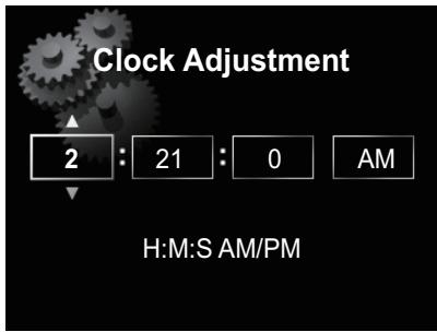 PIONEER X-SMC3-S - Utilizez / / ou les touches numériques pour ajuster l'horloge, puis appuyez sur ENTER. - 1