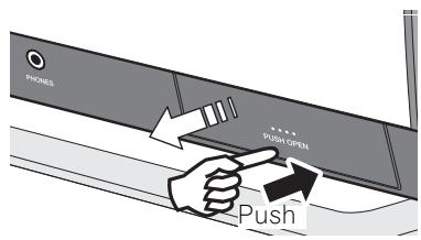 PIONEER X-SMC3-S - Open the iPod/iPhone connector port.2 - 1