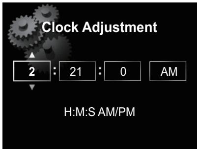 PIONEER X-SMC3-S - Use / / / or number buttons to adjust the clock, then press ENTER. - 1