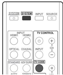 PIONEER HTP-SB300 - Select preset codes for TVs - 1