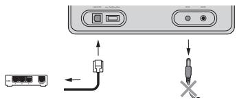 PIONEER XW-SMA3-W - B: Connexion câblée à un routeur avec serveur DHCP - 1
