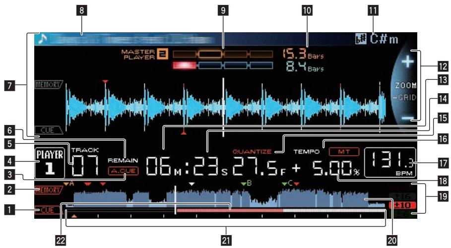PIONEER CDJ-2000NXS - Écran de l'appareil principal - 1