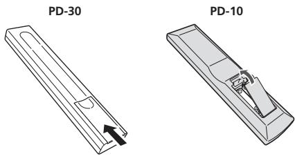 PIONEER PD-30-S - Schließen Sie den Deckel an der Rückseite. - 1