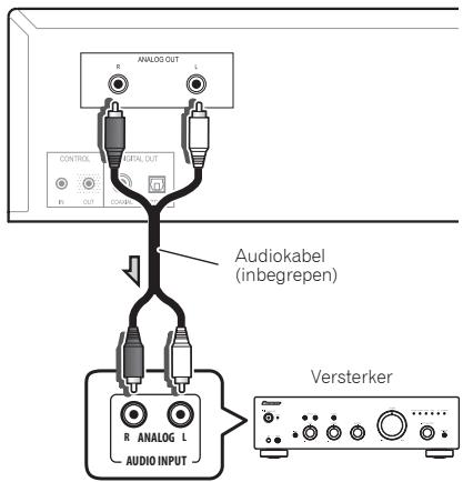 PIONEER PD-30-S - Aansluitingen analoge audio-uitgangen - 1