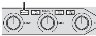 PIONEER RMX-1000-M - Utilisation de la fonction ISOLATE FX - 1