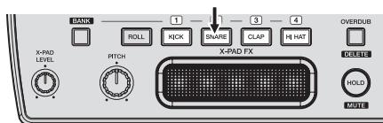 PIONEER RMX-1000-M - Utilisation de la fonction X-PAD FX - 1