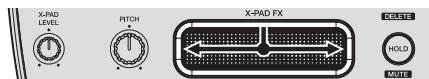 PIONEER RMX-1000-M - Berühren Sie das [X-PAD]. - 1