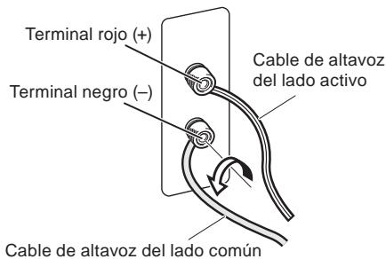 PIONEER S-31B-LR-QL - Conexión de los cables - 1