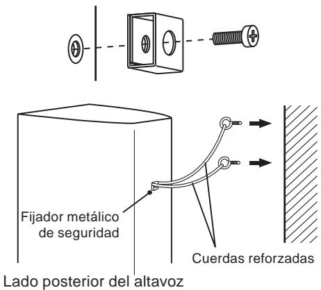 PIONEER S-31B-LR-QL - Montaje del fijador metálico de seguridad para prevención de caídas - 1