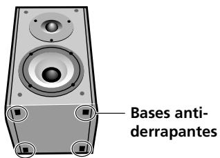 PIONEER S-A4SPT-VP - Aplicação das base anti-derrapantes - 1