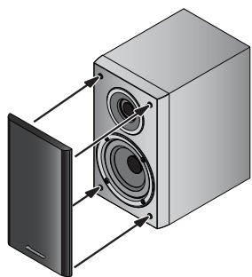 PIONEER S-CN301-LR - Bevestigen en verwijderen van het front - 1