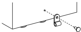 PIONEER S-CN301-LR - Fixation de la ferrure de support antichute - 1
