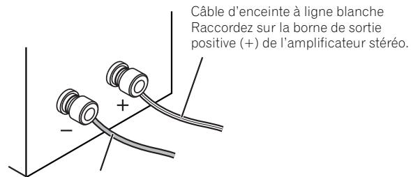 PIONEER S-CN301-LR - Mettez l'amplificateur hors tension. - 1
