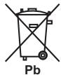 PIONEER X-CM31-T - Information for users on collection and disposal of old equipment and used batteries - 3