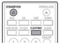 PIONEER X-CM31-T - Setting the clock - 1