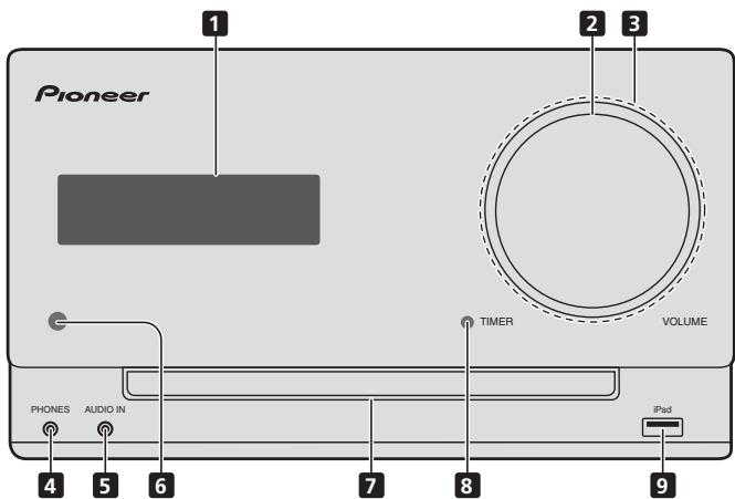 PIONEER X-CM31-T - Front panel - 1