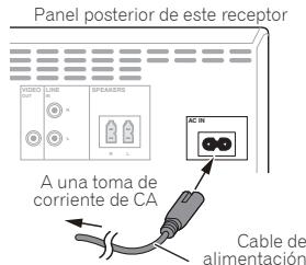 PIONEER X-CM31-T - Conexión a la corriente - 1