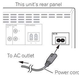 PIONEER X-CM31-T - Plugging in - 1