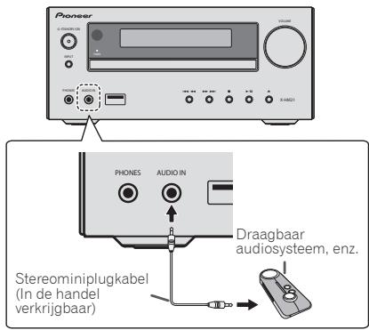 PIONEER X-HM21BT-S - Aansluiten van extra apparatuur - 1