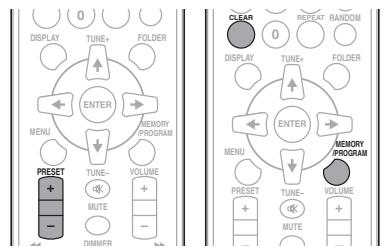 PIONEER X-HM21BT-S - Presintonización de emisoras - 1