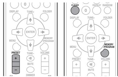 PIONEER X-HM21BT-S - Speichern voreingestellter Sender - 1