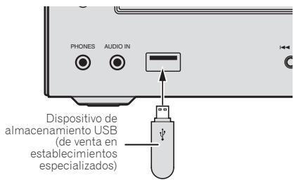 PIONEER X-HM21BT-S - Conecte el dispositivo de almacenamiento USB. - 1