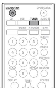 PIONEER X-HM21BT-S - Listening to the radio broadcasts - 1