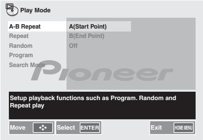 PIONEER X-HM31DAB-K - Premere HOME MENU. - 2