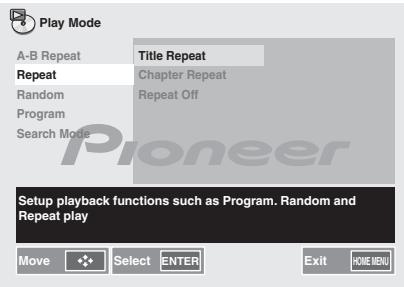 PIONEER X-HM31DAB-K - Lecture repétée - 1