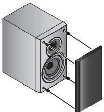 PIONEER X-HM31DAB-K - Rimozione e successiva installatione della griglia anteriore - 1