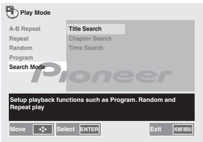 PIONEER X-HM31DAB-K - Suchmodus - 1