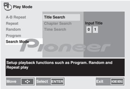 PIONEER X-HM31DAB-K - Suchmodus - 2