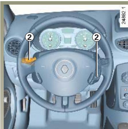 RENAULT CLIO 3 - COMMANDE INTEGREE DE TÉLÉPHONE MAINS LIBRES - 2
