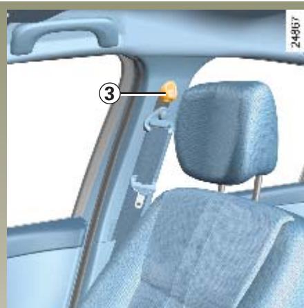 RENAULT CLIO 3 - CEINTURES DE SECURITE (suite) - 1