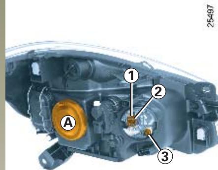 RENAULT CLIO 3 - Véhicules équipés de lampes au xénon A - 1