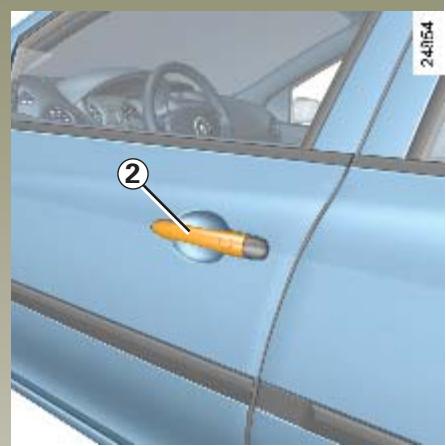 RENAULT CLIO 3 - Carte RENAULT : utilisation en mode mains libres - 1