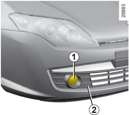 RENAULT LAGUNA 2.0 dCI - PROJECTEURS AVANT : feux de brouillard avant / additionnels - 1
