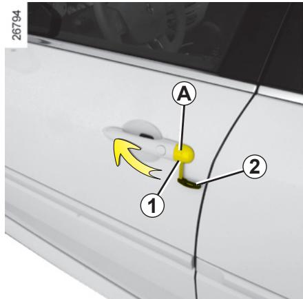 RENAULT LAGUNA 2.0 dCI - Verrouillage/déverrouillage des portes de l'extérieur - 1