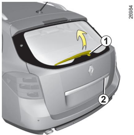 RENAULT LAGUNA 2.0 dCI - LUNETTE ARRIÈRE OUVRANTE - 1