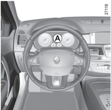 RENAULT LAGUNA 2.0 dCI - TABLEAU DE BORD : témoins lumineux (suite) - 1