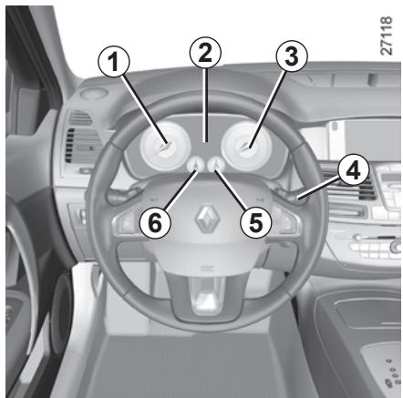 RENAULT LAGUNA 2.0 dCI - TABLEAU DE BORD : afficheurs et indicateurs - 1