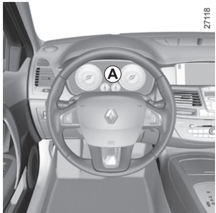 RENAULT LAGUNA 2.0 dCI - TABLEAU DE BORD : témoins lumineux (suite) - 1