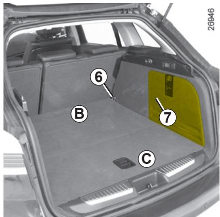 RENAULT LAGUNA 2.0 dCI - Compartimentage du coffre - 1